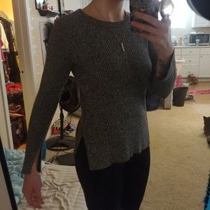 Gray sweater